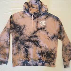 Champion Pink and Black Tie-Dye Sweatshirt